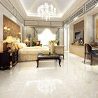 Large White Marble Look Porcelain Tile / Marble Porcelain Floor Tile 800x800